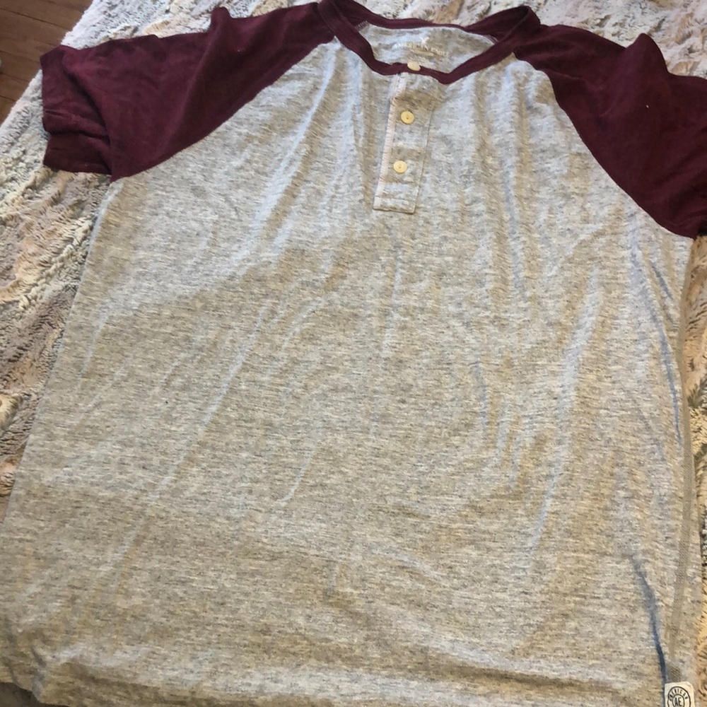 American eagle Ragland sleeve Henley  large